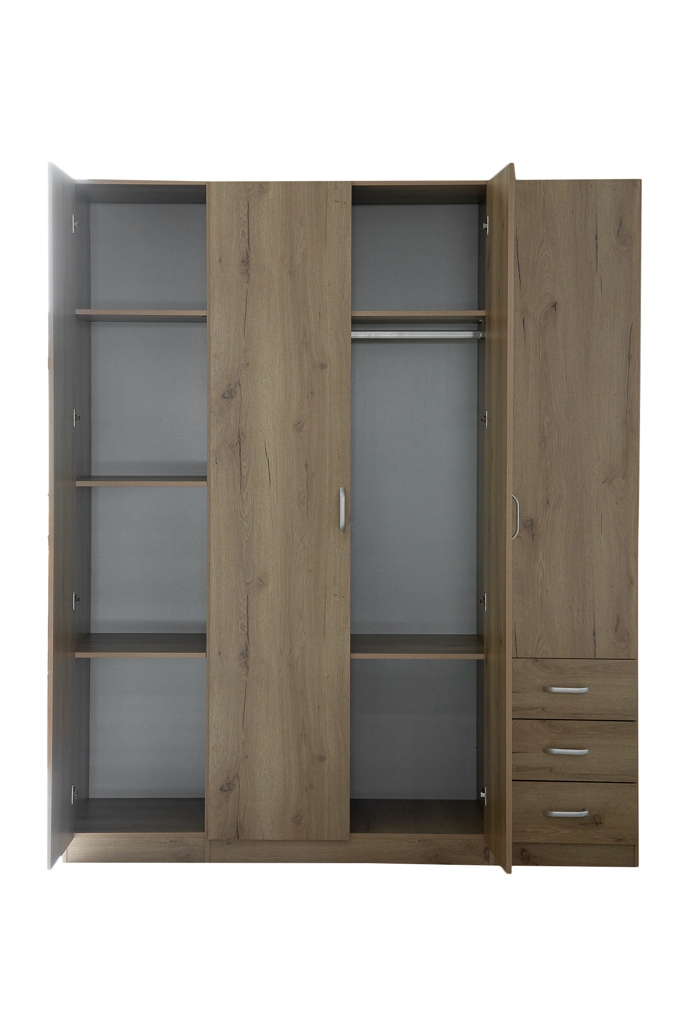 Tủ Áo 4 Cửa Box A3006 180cm 0