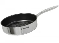 Chảo Inox 3 lớp Ultra Titanium Sunhouse STI22M