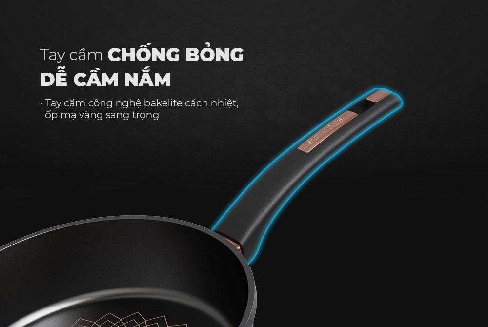 Chảo Chống Dính Ultra Titanium Sunhouse ST26B 4