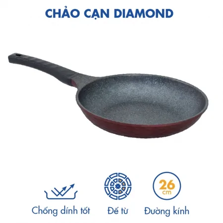 Chảo Không Dính Diamond Premium Korea King KFP-26DI 0