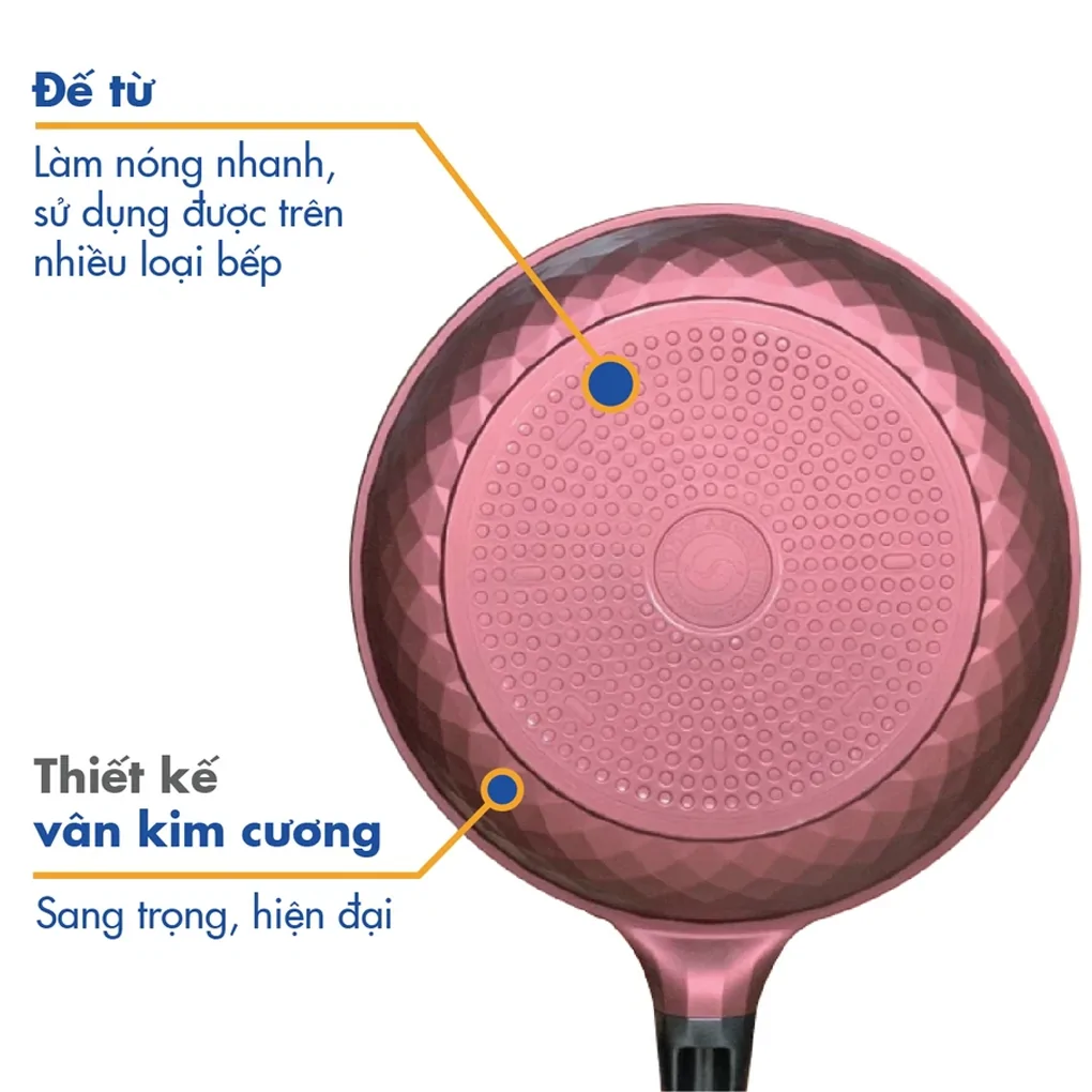 Chảo Không Dính Diamond Premium Korea King KFP-28DI (Sản phẩm trưng bày)