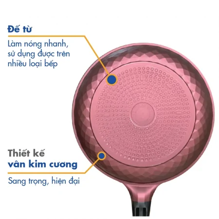 Chảo Không Dính Diamond Premium Korea King KW-28DI 2