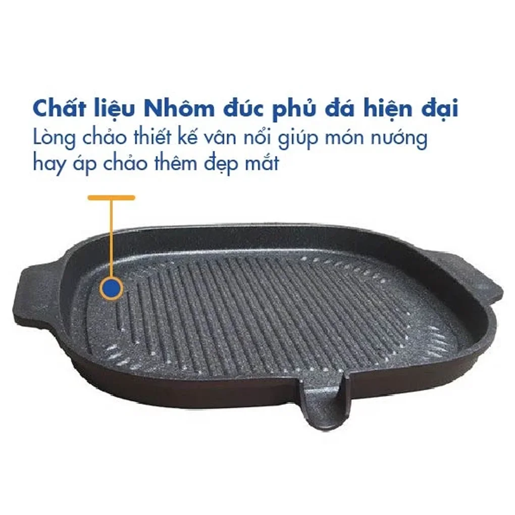 Chảo Nướng Chống Dính Korea King KGP-32MHI 0