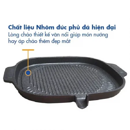 Chảo Nướng Chống Dính Korea King KGP-32MHI 0
