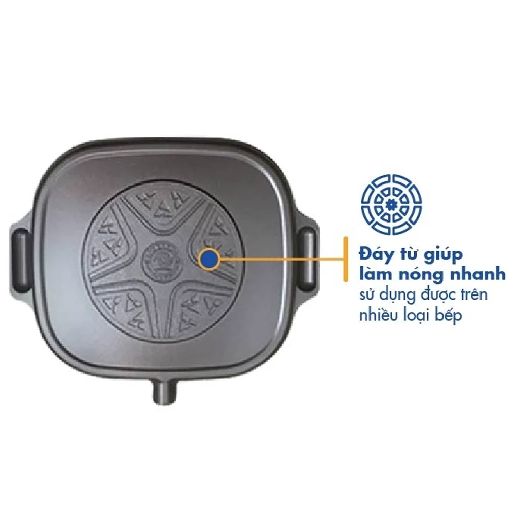 Chảo Nướng Chống Dính Korea King KGP-32MHI 2