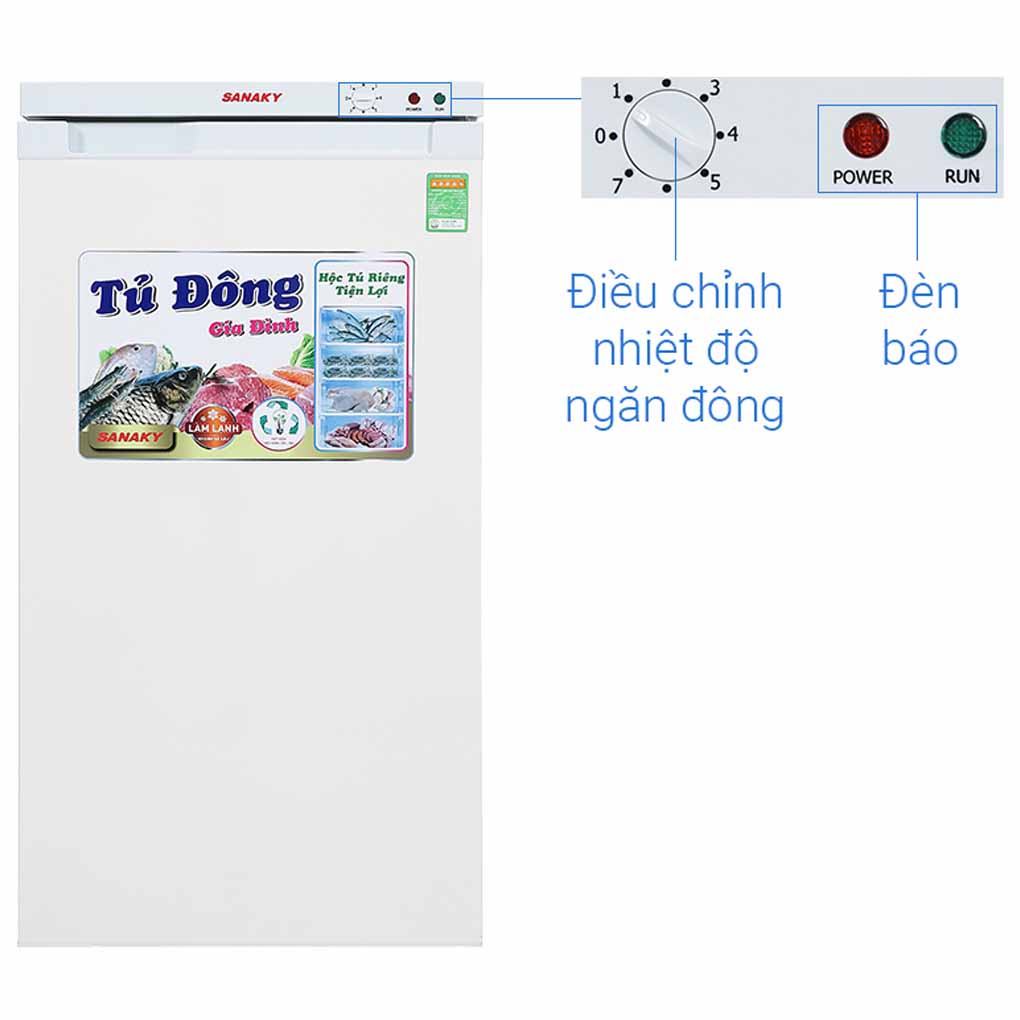 Tủ Đông Sanaky 118 Lít VH-160VD 8