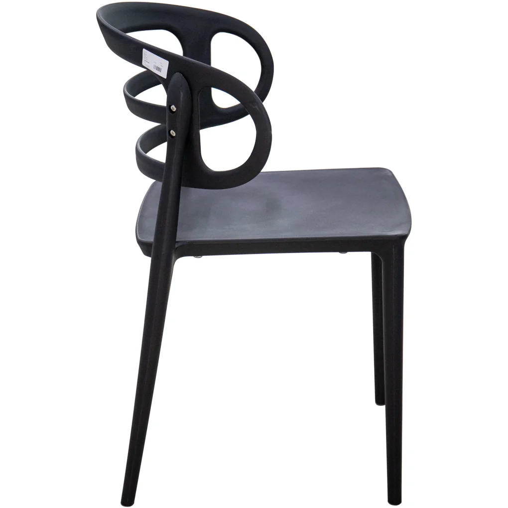 Ghế Nhựa 8111B Đen 2