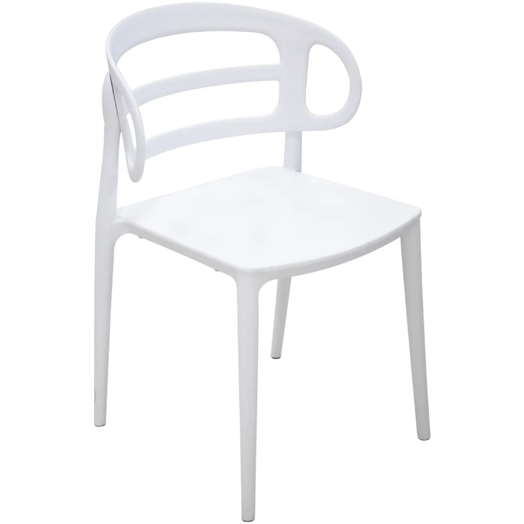 Ghế Nhựa 8111B Trắng 1