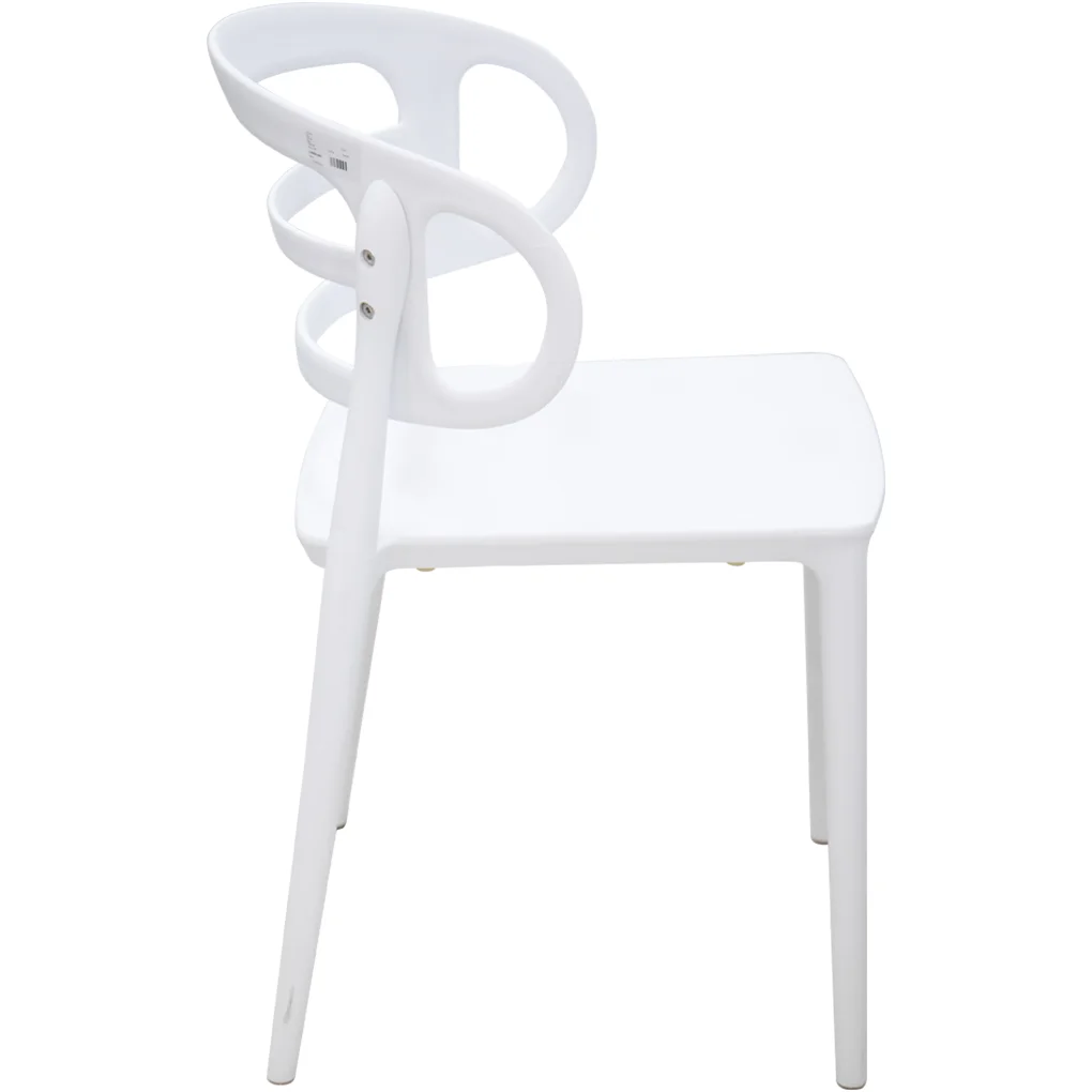 Ghế Nhựa 8111B Trắng 2