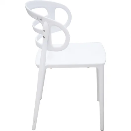 Ghế Nhựa 8111B Trắng 2