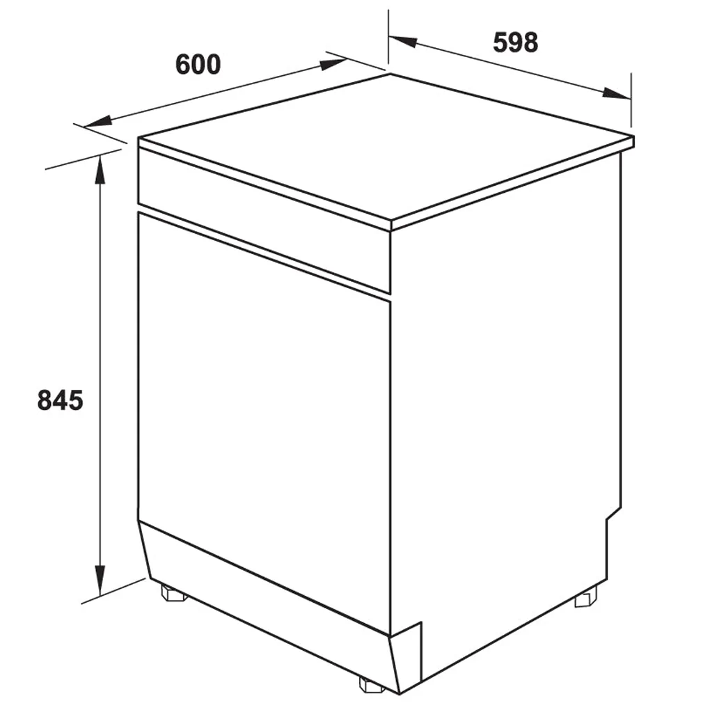 Máy Rửa Chén Độc Lập Hafele HDW-F60G (535.29.590) 2