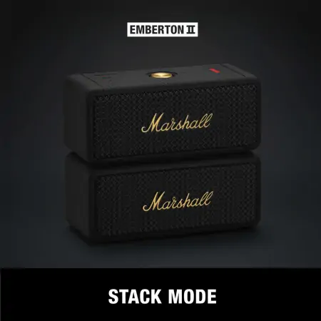 Loa Bluetooth Marshall Emberton II Black and Brass 5