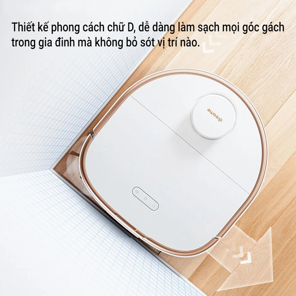 Robot Hút Bụi Lau Nhà, Tự Giặt Giẻ Lau Dreame W10 Pro 4