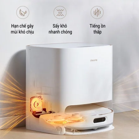 Robot Hút Bụi Lau Nhà, Tự Giặt Giẻ Lau Dreame W10 Pro 7