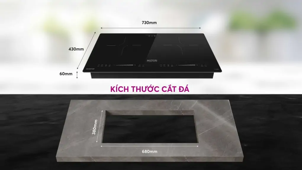 Bếp Từ Đôi Mutosi MI-88DI 4