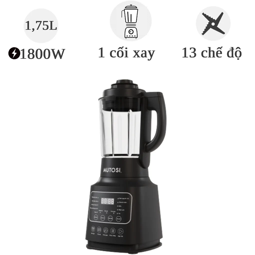 Máy Làm Sữa Hạt Đa Năng Mutosi MM-S613