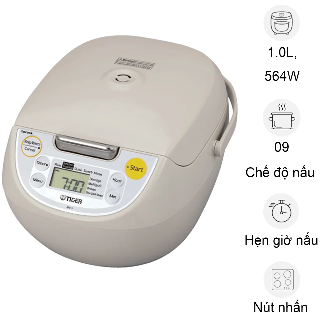 Nồi Cơm Điện Tử JBV-S10W 1 Lít - Nhật Bản