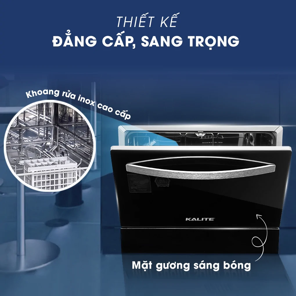 Máy Rửa Bát 6 Bộ Kalite KDW9141 0