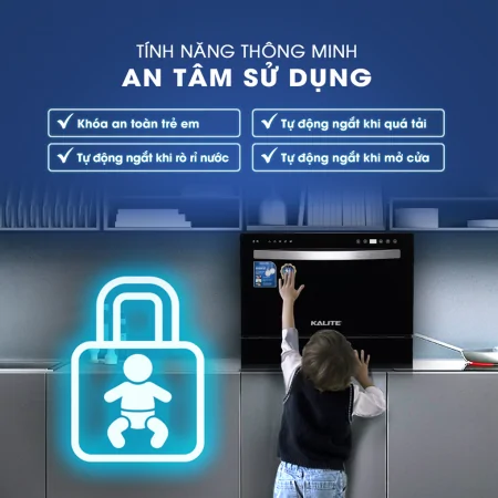 Máy Rửa Bát 6 Bộ Kalite KDW9141 5