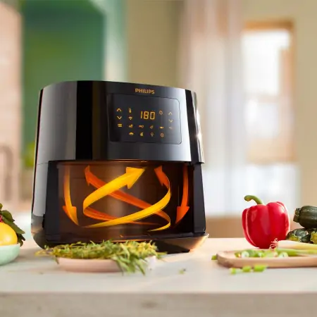 Nồi Chiên Không Dầu Philips HD9280/90 8