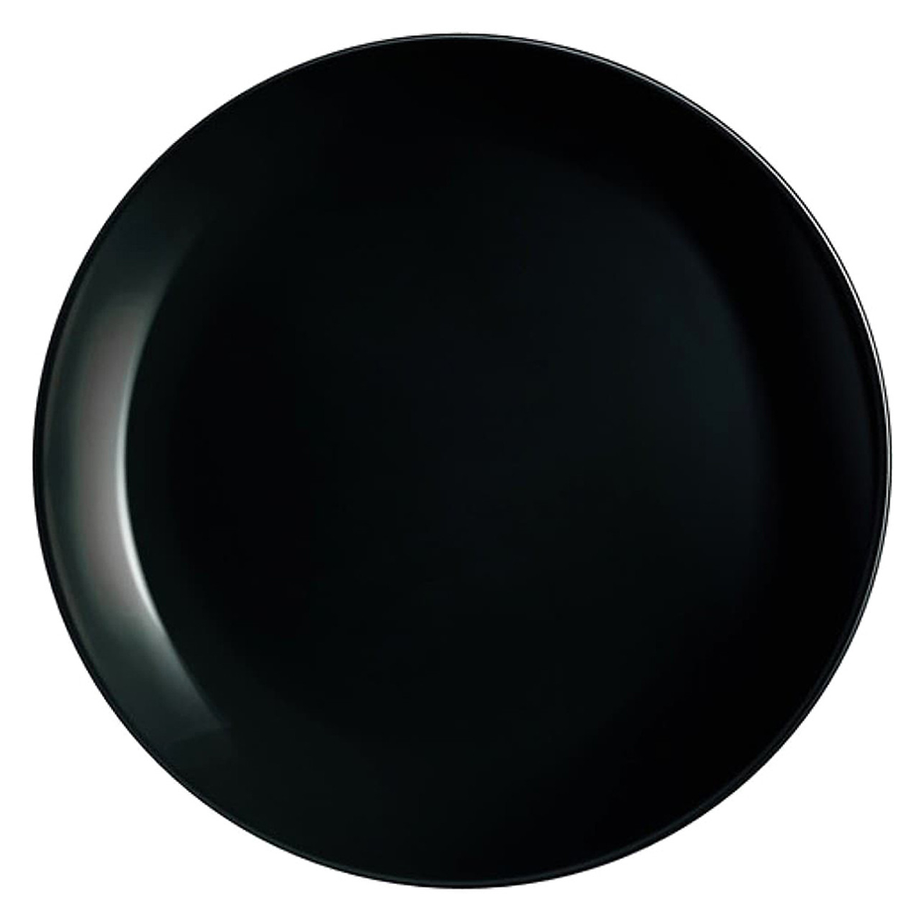 Đĩa Thủy Tinh Diwali Đen 25cm