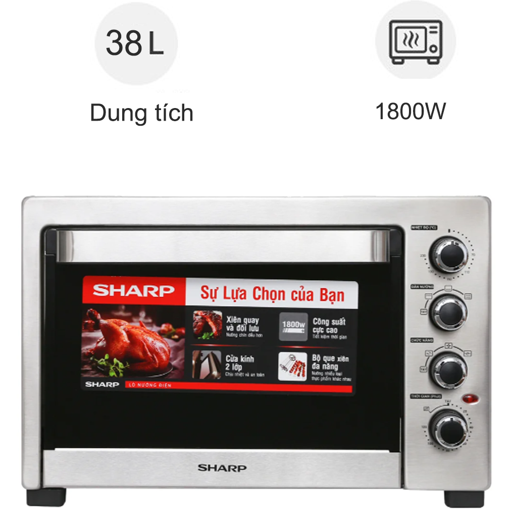 Lò Nướng Sharp EO-A384RCSV-ST
