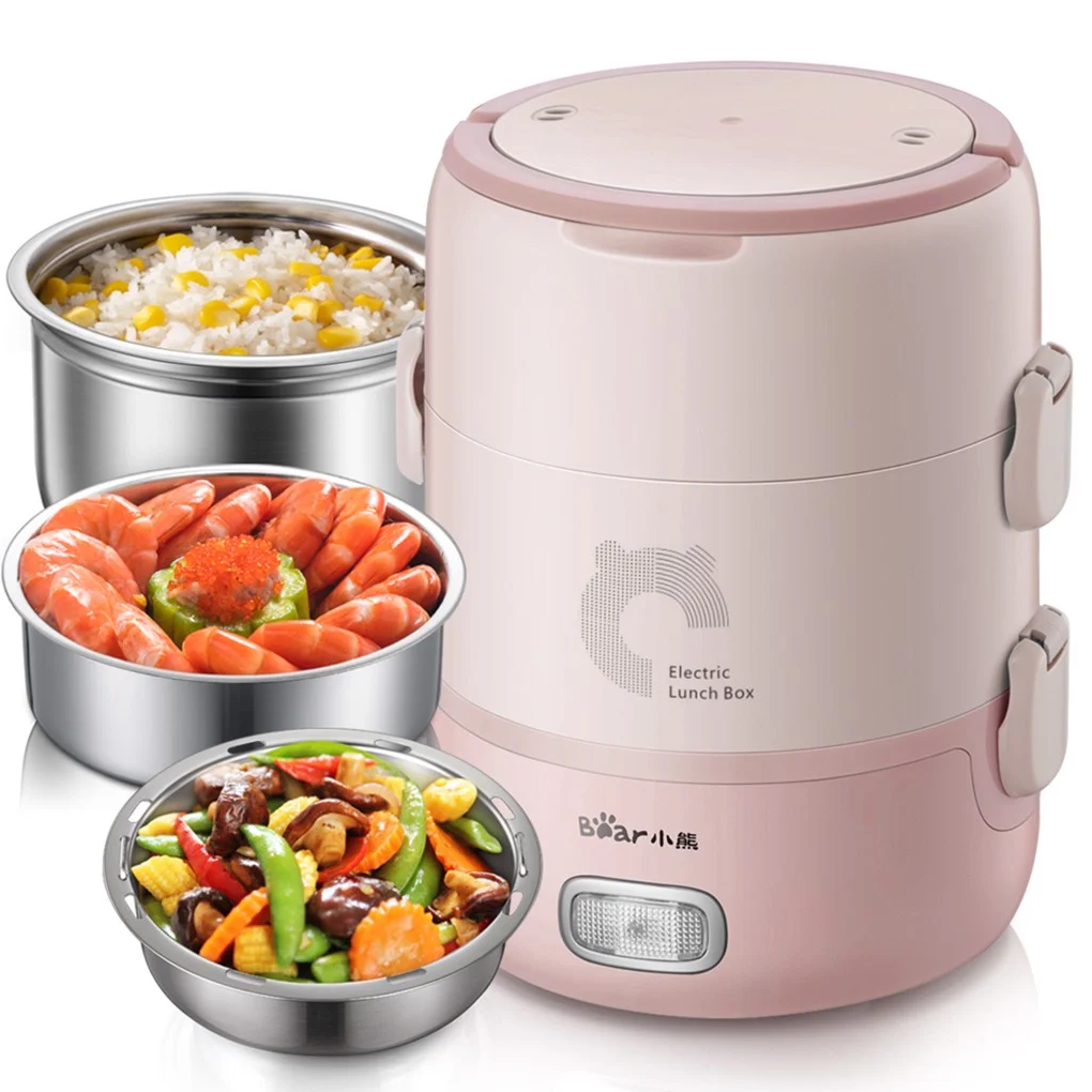 Hộp Cơm Điện Cầm Tay Bear DFH-B20S6 2 Lít - Hàng Quốc Tế - Bản Tiếng Anh 15