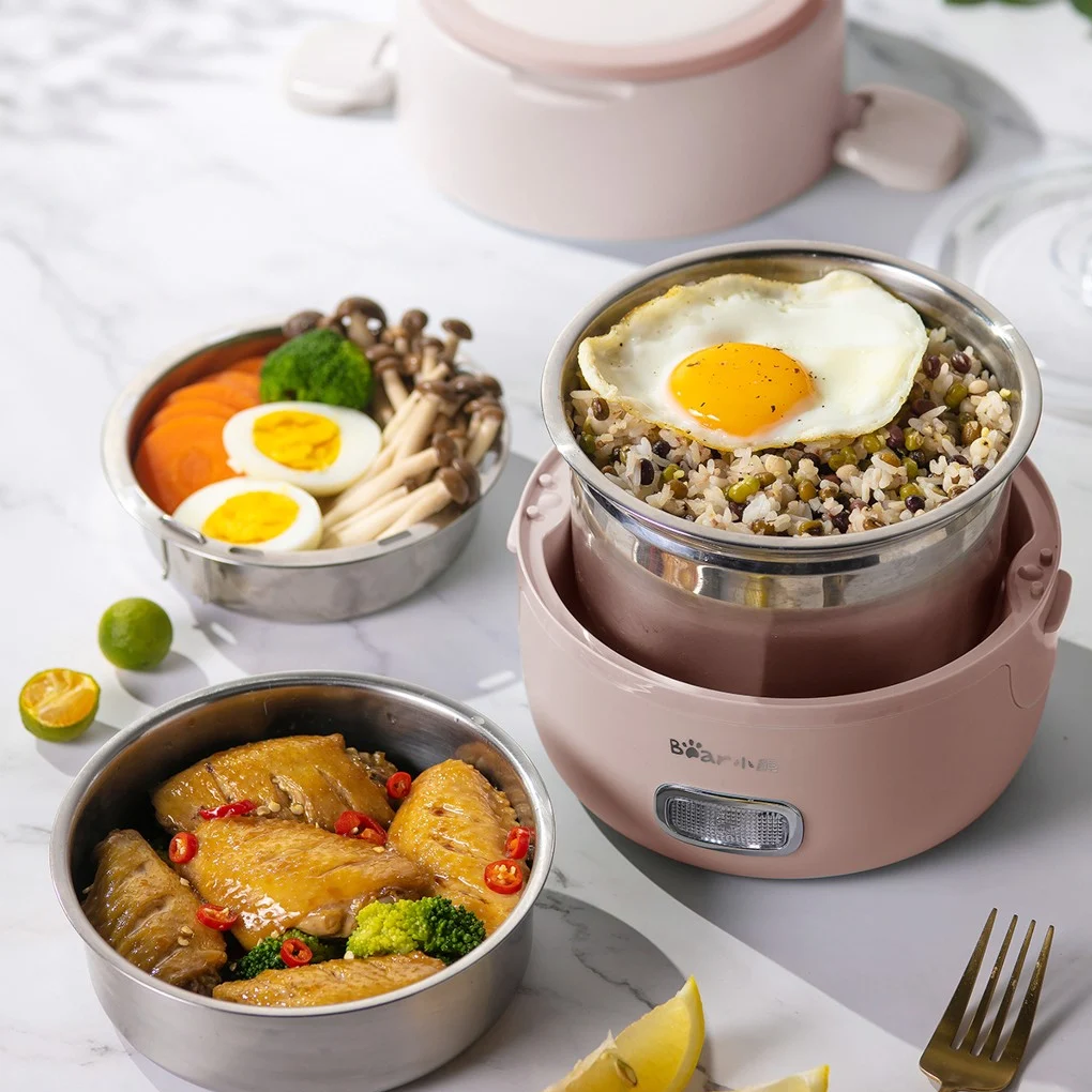 Hộp Cơm Điện Cầm Tay Bear DFH-B20S6 2 Lít - Hàng Quốc Tế - Bản Tiếng Anh 5