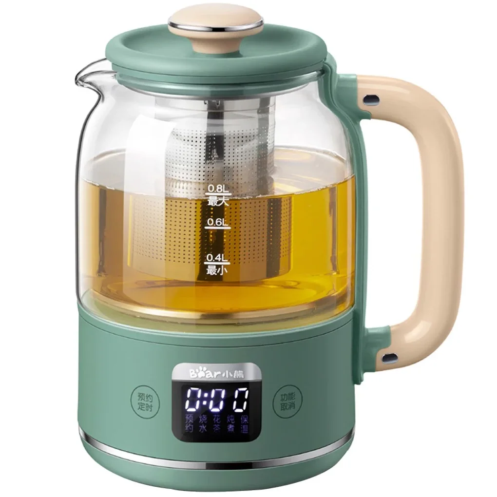 Bình Nấu Trà Đa Năng Bear YSH-C08T1 - Hàng Quốc Tế - Bản Tiếng Anh 0