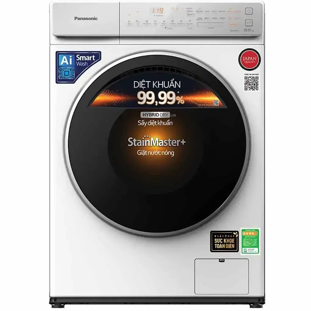 Máy Giặt Sấy Panasonic Inverter 9.5/2 Kg NA-V95FC1WVT