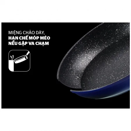 Chảo Đá Hoa Cương Đáy Từ Sunhouse SFP28B 3