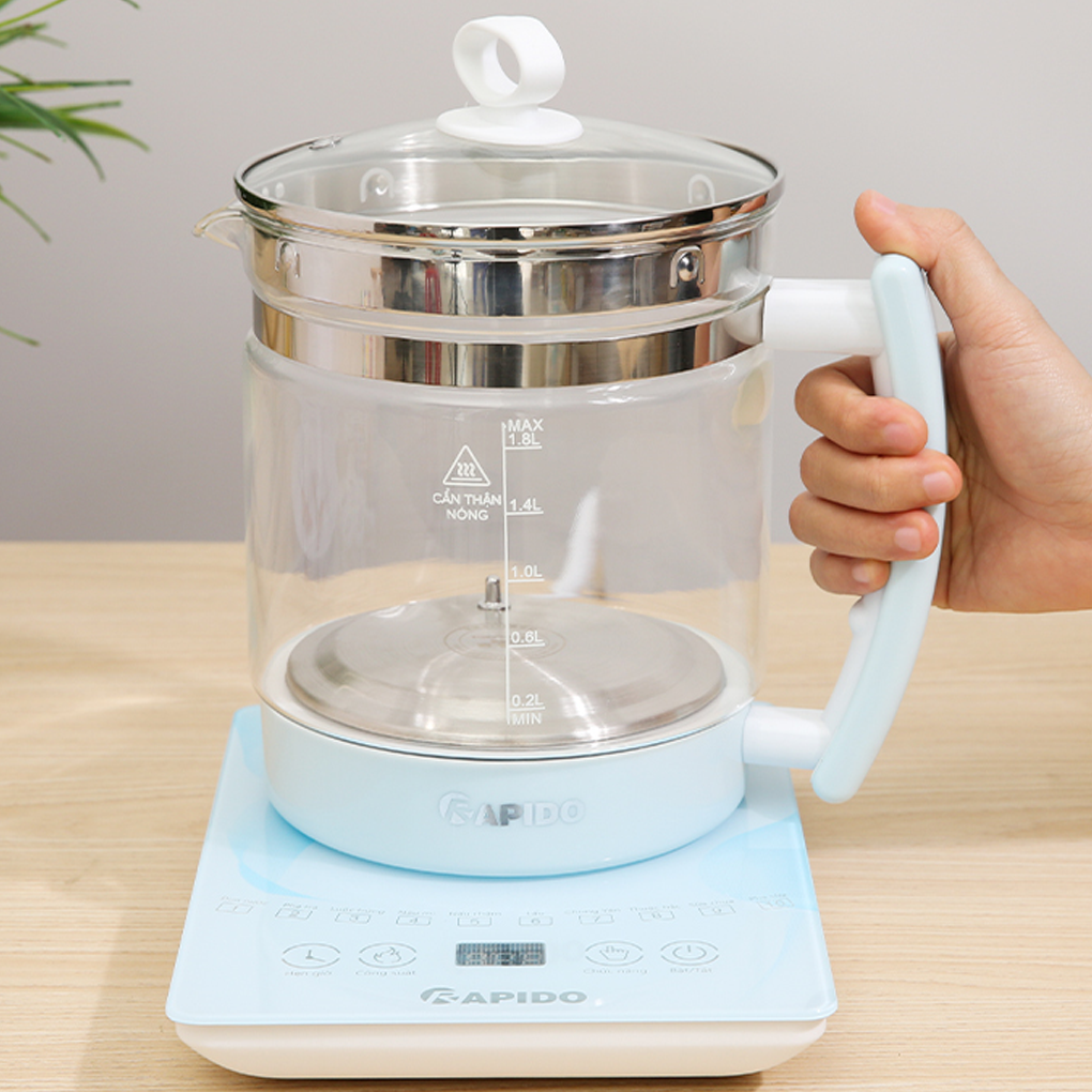 Ấm Điện Đa Năng Rapido RMK0818-S 8
