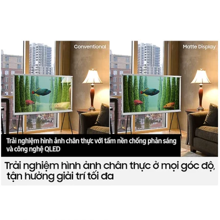 Smart Tivi Samsung 4K The Serif 55 Inch QA55LS01BP 0