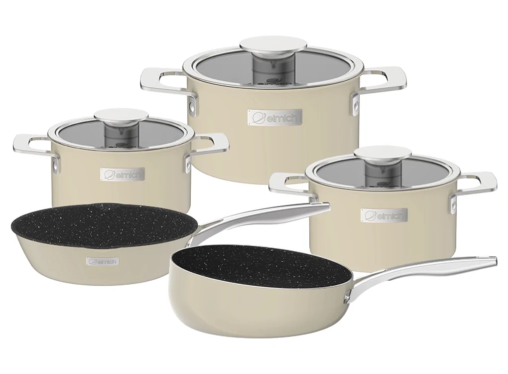 Bộ Nồi Inox 304 Cao Cấp Liền Khối Elmich Hera EL8239 1