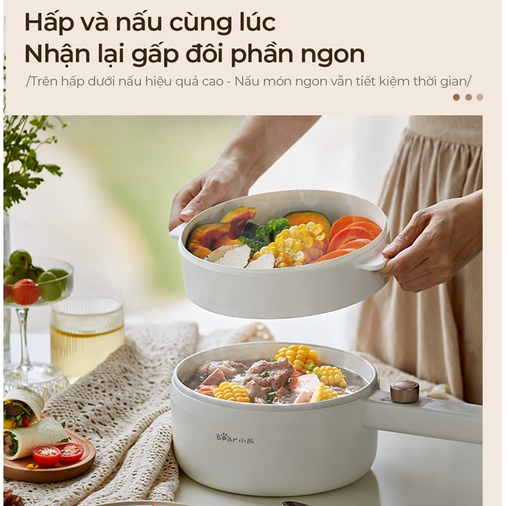 Nồi Lẩu Đa Năng Bear DRG-P16M2 - Hàng Quốc Tế - Bản Tiếng Anh 10