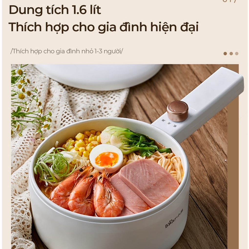Nồi Lẩu Đa Năng Bear DRG-P16M2 - Hàng Quốc Tế - Bản Tiếng Anh 7