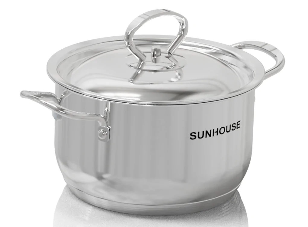 Bộ Nồi Inox 304 5 Đáy Sunhouse SHG503 0