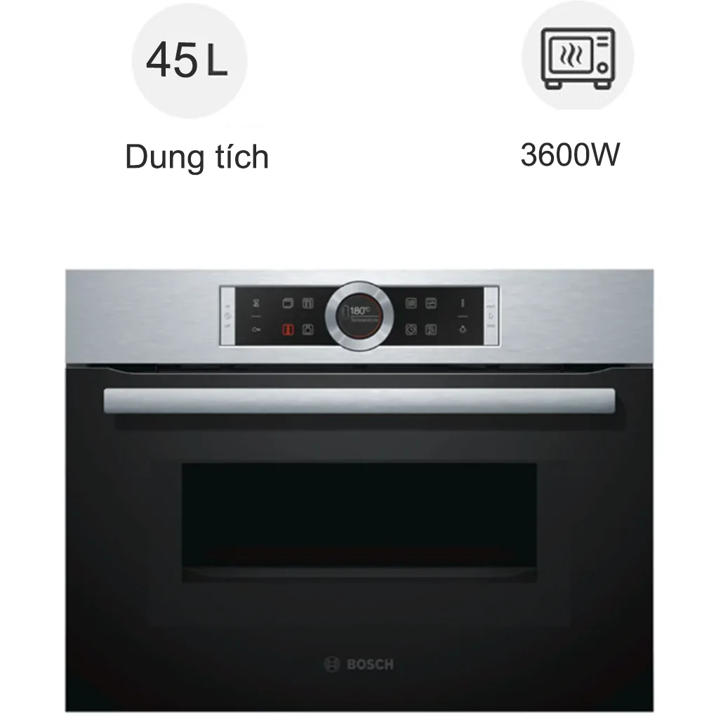 Lò Nướng Kết Hợp Vi Sóng Bosch HMH.CMG633BS1B