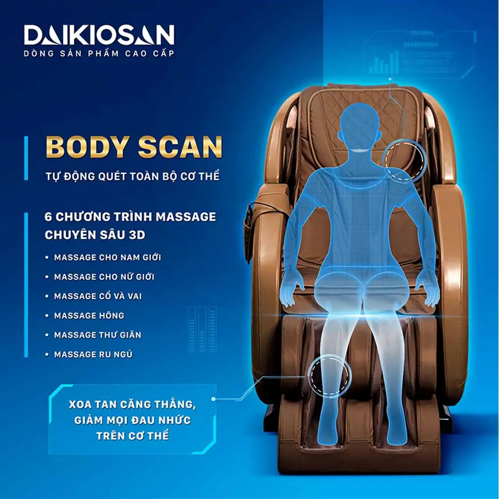 Ghế Massage Daikiosan DKGM-10003 0