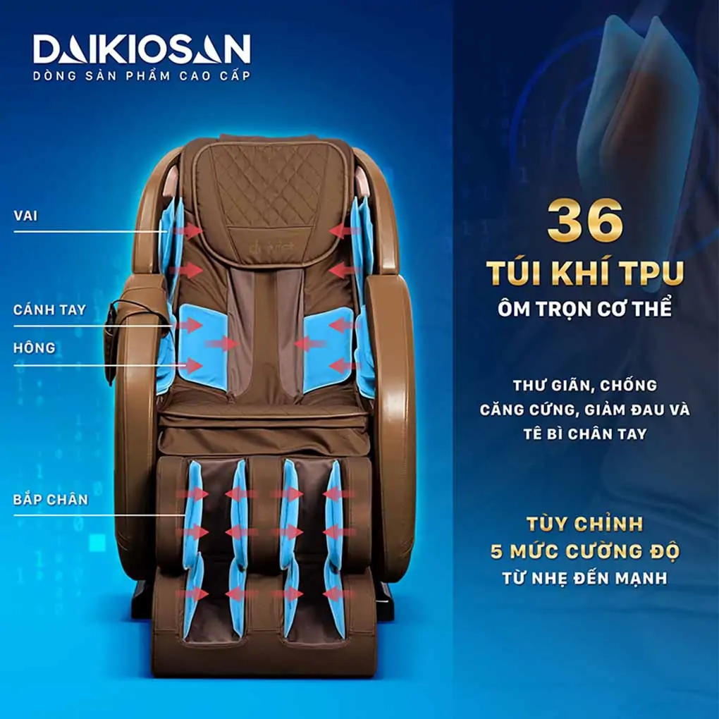 Ghế Massage Daikiosan DKGM-10003 5