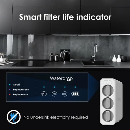 Bộ Lọc Nước Không RO Waterdrop WD-TSC-W 2