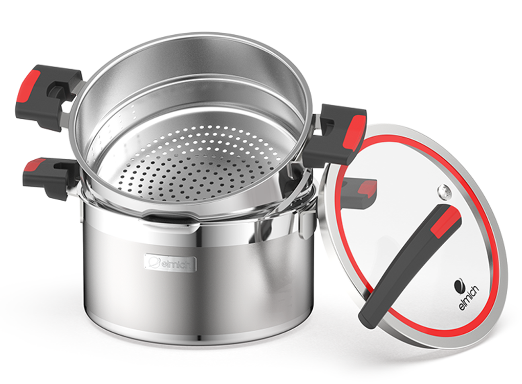 Bộ Nồi Inox Liền Khối Elmich Milano EL-8272 7