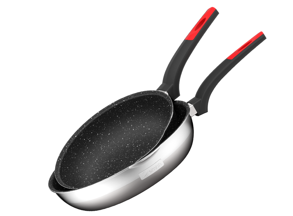 Bộ Nồi Inox Liền Khối Elmich Milano EL-8272 8