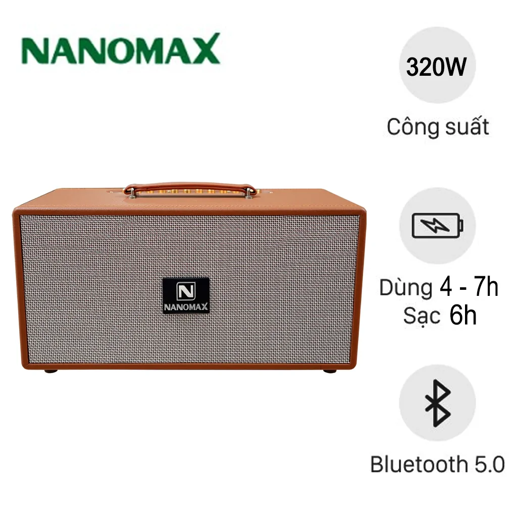 Loa Karaoke Xách Tay Nanomax K-20 giá rẻ, giao ngay