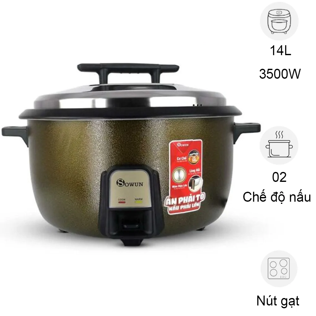 Nồi Cơm Điện Loại Cơ SW6922 14 Lít