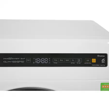 Máy Giặt Sấy Whirlpool Inverter 10.5/7 Kg WWEB10702FW 2