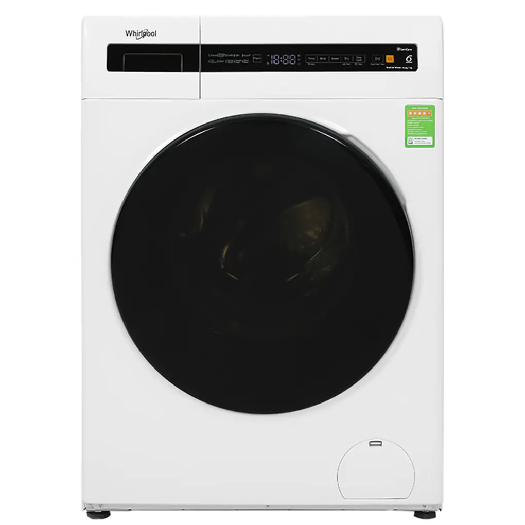 Máy Giặt Sấy Whirlpool Inverter 10.5/7 Kg WWEB10702FW 0