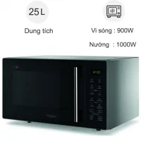 Lò Vi Sóng Kết Hợp Nướng Whirlpool MWP253SBV 25L