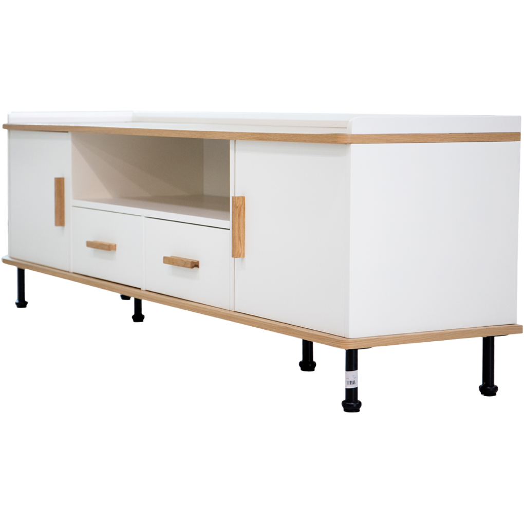 Tủ Tivi Misaki 1002 Trắng/Sồi 1