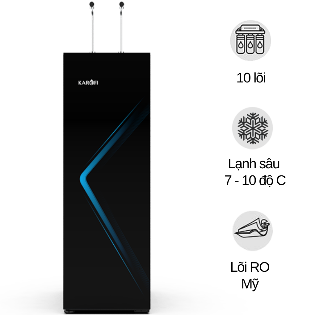 Máy Lọc Nước Nóng Lạnh KAD-N69 10 Lõi